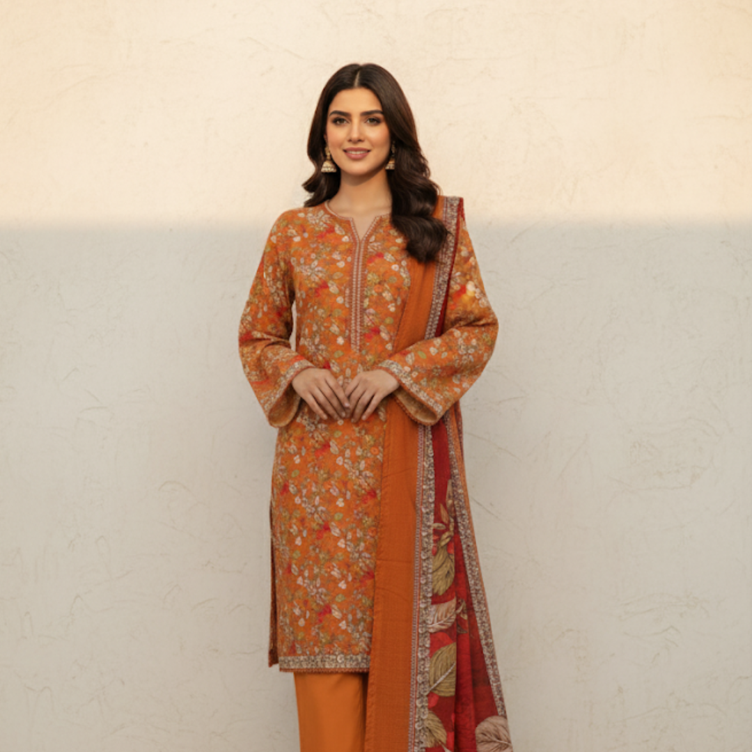 Sunset Glow Floral Suit