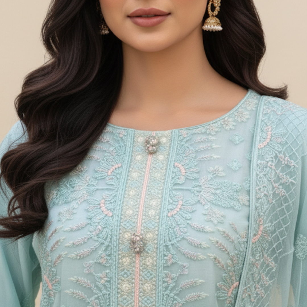 Pastel Aqua Elegance