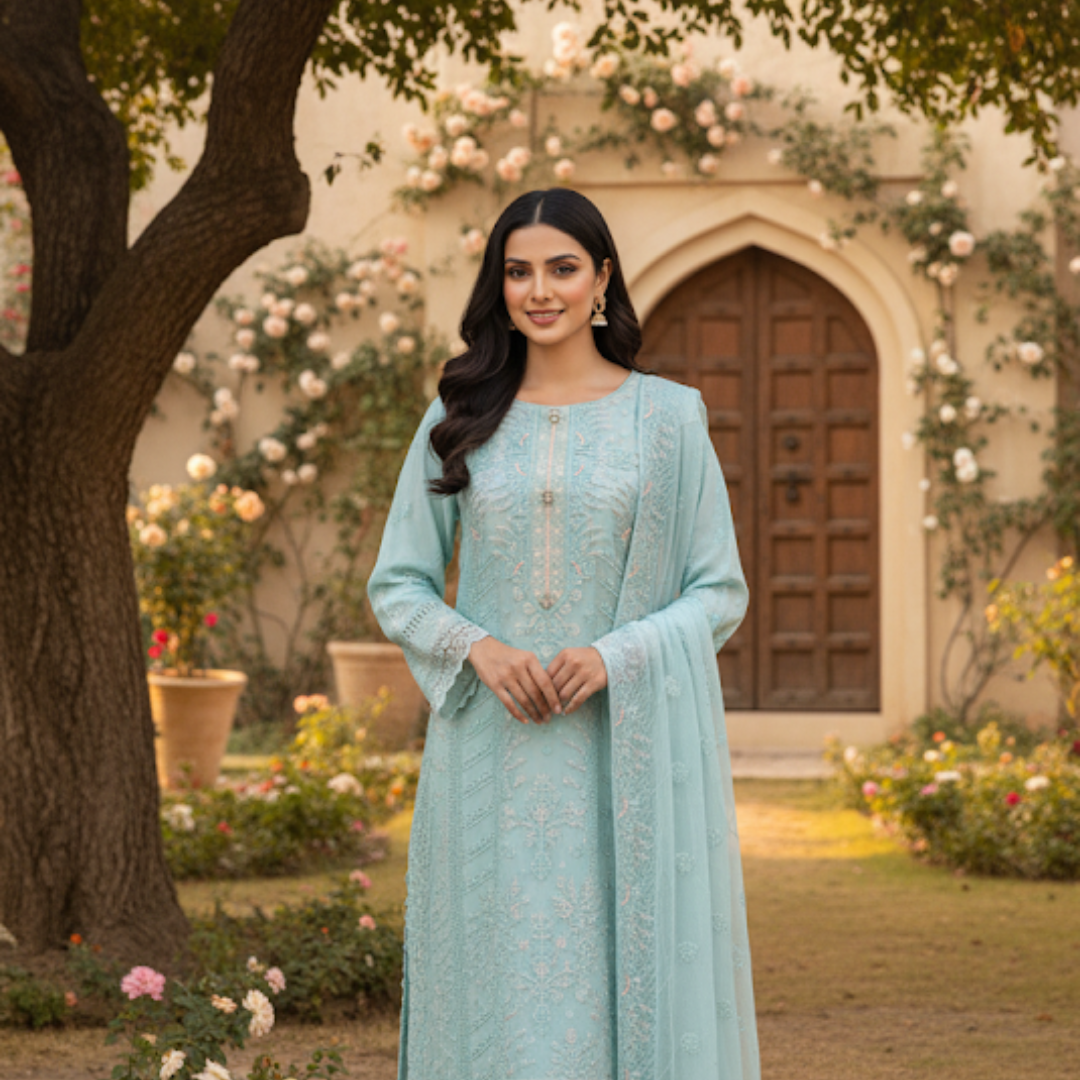 Pastel Aqua Elegance