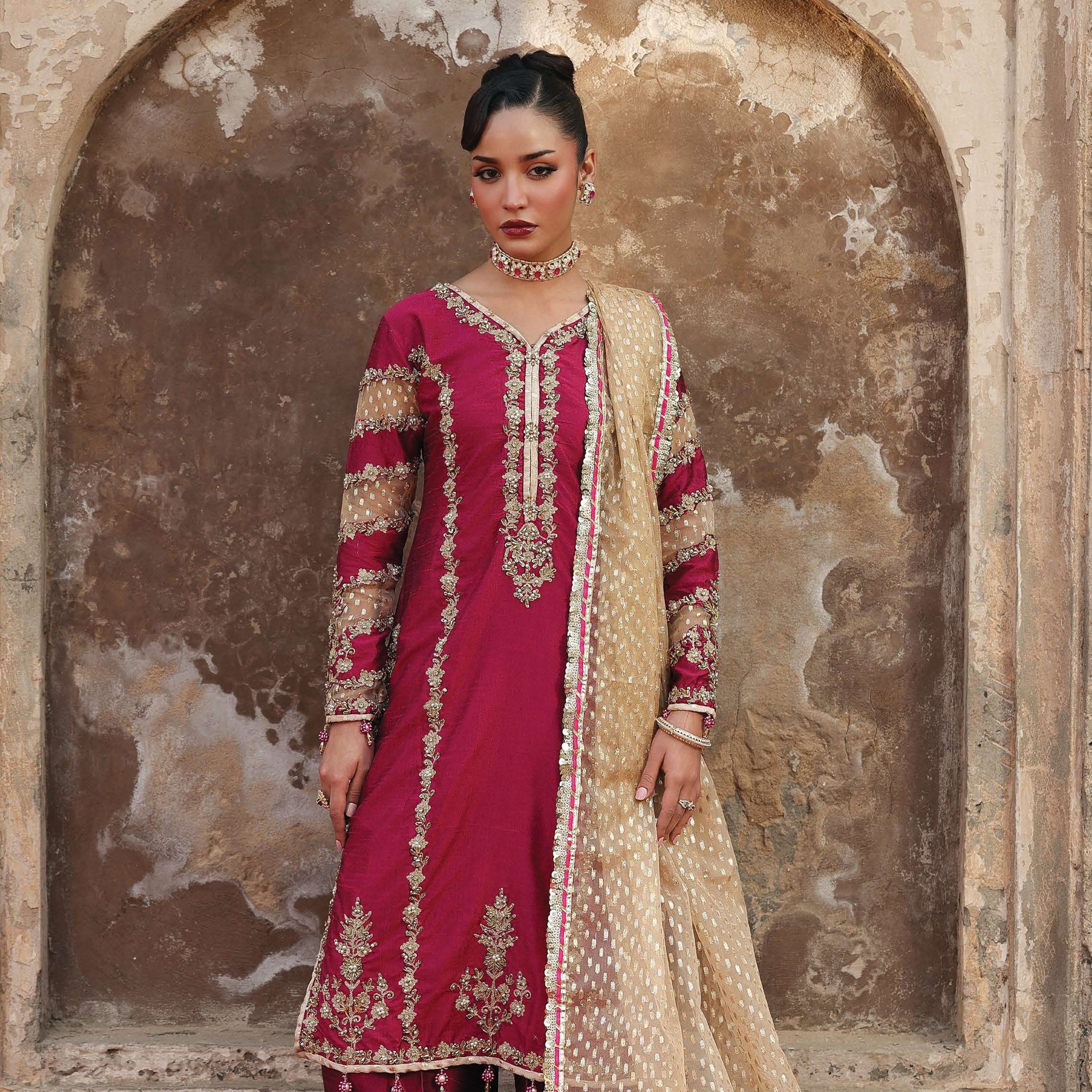 AL-4259 (Rut) - Pakistani designer suits Dubai
